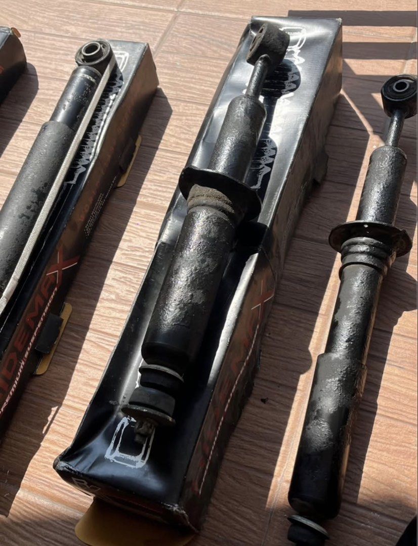 KYB shock absorber (Category: Suspension Parts and Accessories) located in Mandaluyong City. Submitted by fourleafcloverrrr (Listing ID 1469207352, Image 1). Description: KYB shock absorber from 2017 Fortuner Used .