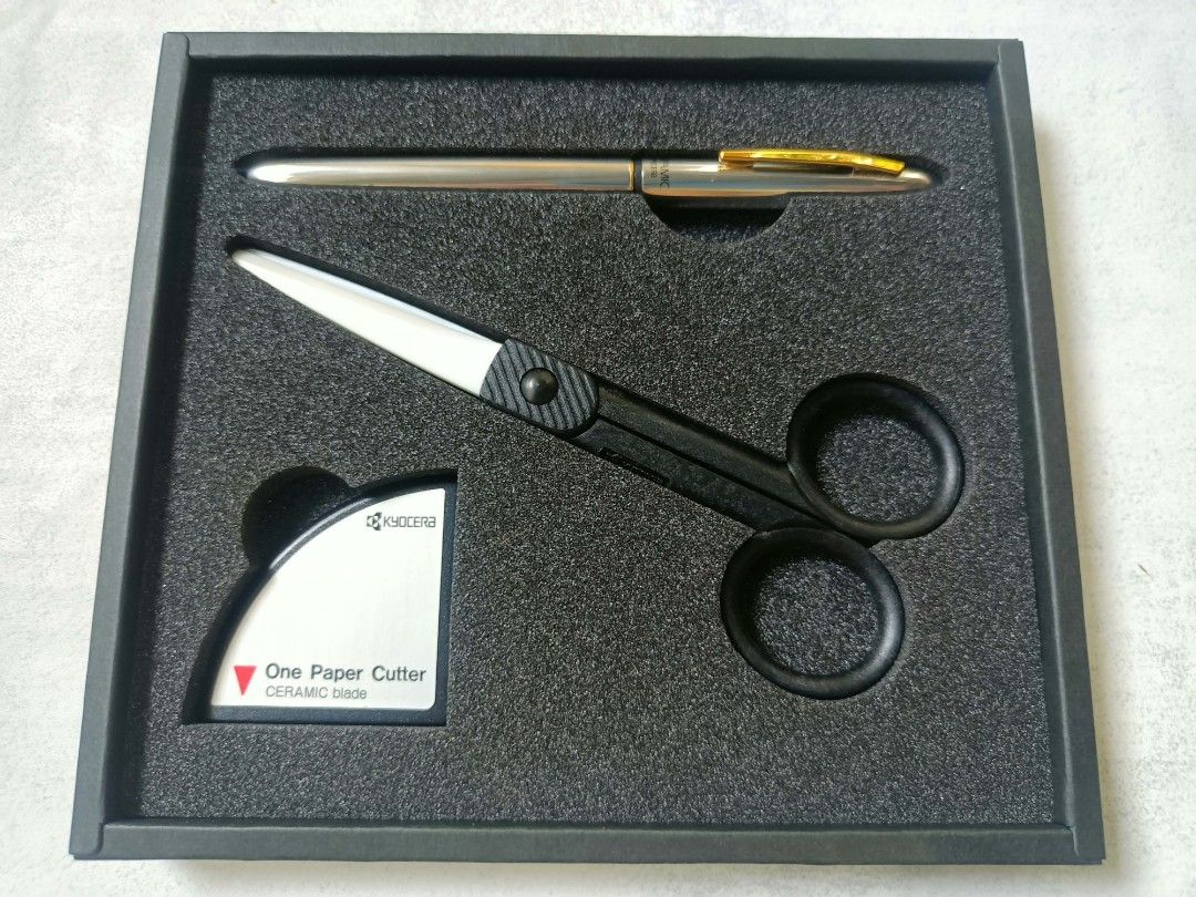 Kyocera Ceramic Scissors and Ceramic Ballpoint Pen (Category: Craft Supplies & Tools) located in Davao. Submitted by lotispreloved (Listing ID 1469303632, Image 1). Description: .