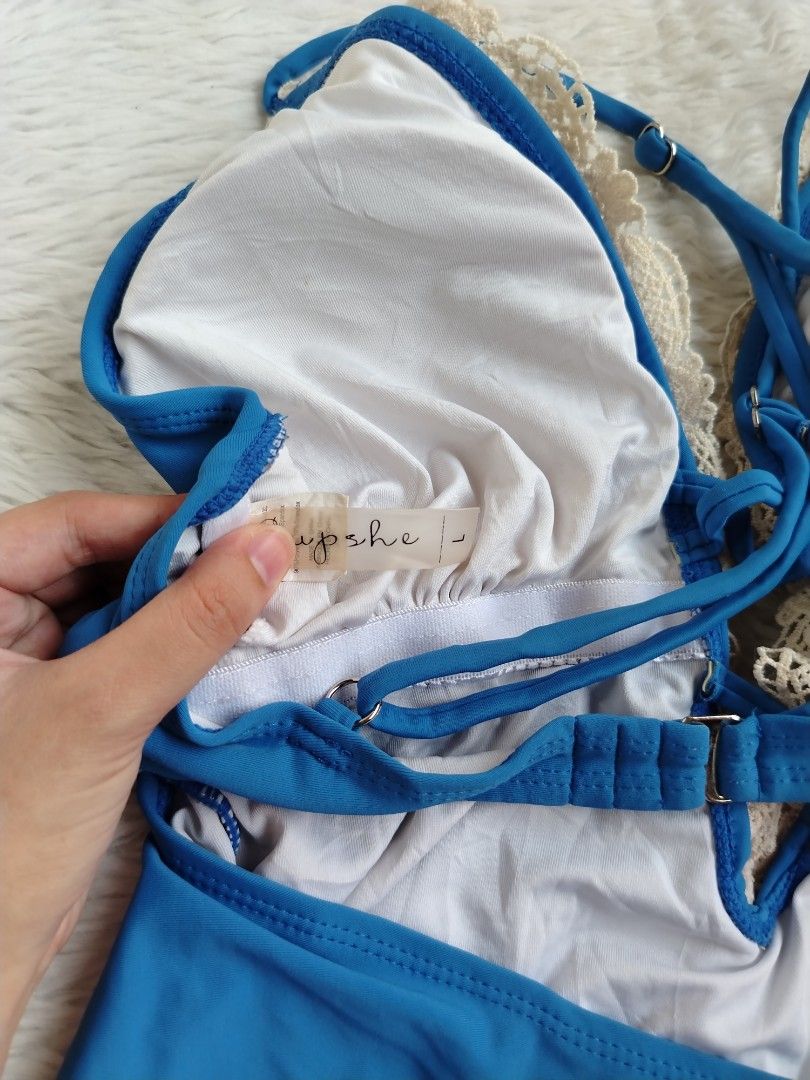 (L) Cupshe (Category: Bikinis & Swimsuits) located in Paranaque City. Submitted by closetbykimkirsten (Listing ID 1469225466, Image 3). Description: 🎀Like New🎀 ✨Brand: Cupshe ⚡Padded 🪷Size: Large 💸Price: P249 (Non Negotiable) ♦️All Items are PRELOVED in good condition. ♦️Please do manage your expectations. ♦️WASH before USE ♦️BUY at your own RISK 🔥NO RETURN NO EXCHANGE POLICY🔥 ⛔BOGUS BUYER/JOY RESERVER will be posted in every groups⛔.