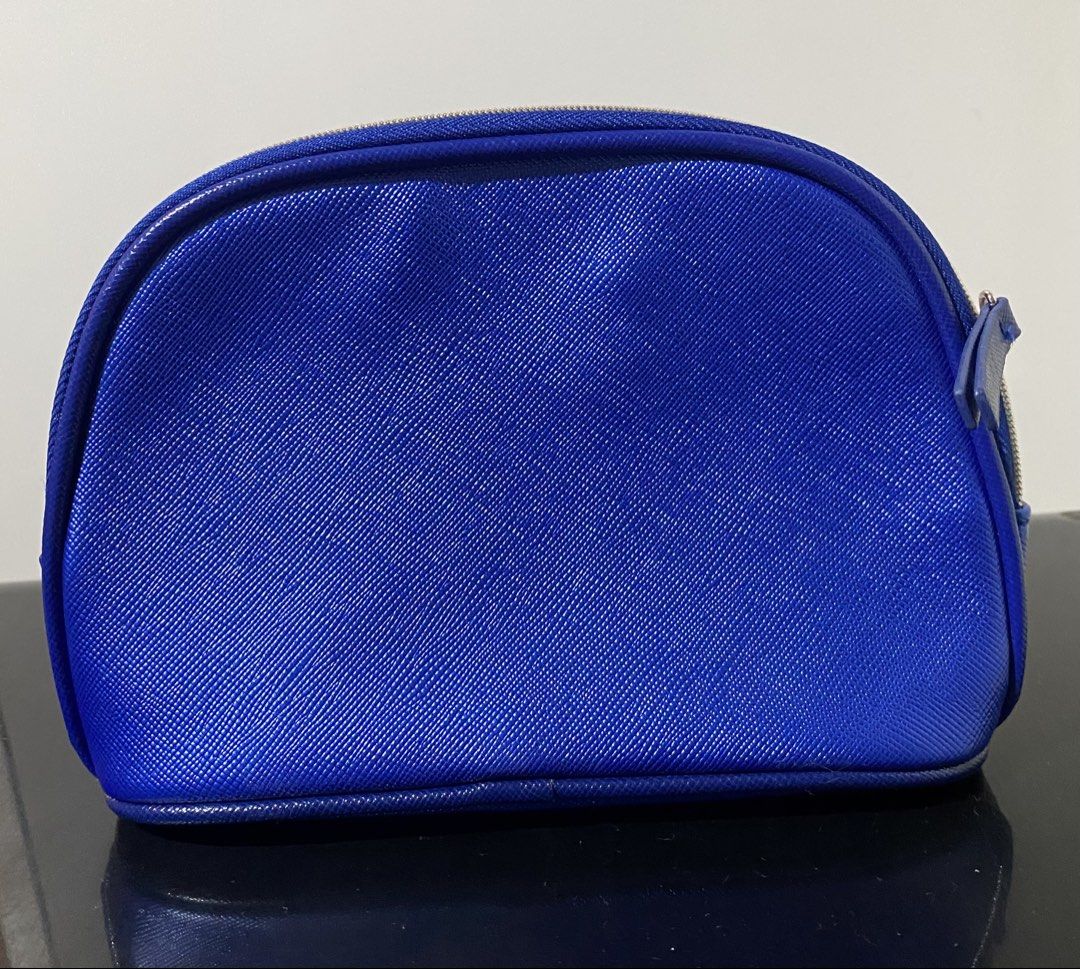 La Mer Royal Blue Shiny Pouch (Category: Purses & Pouches) located in Pasay City. Submitted by trendystash (Listing ID 1469321826, Image 2). Description: Brand new 5x7x2 inches.