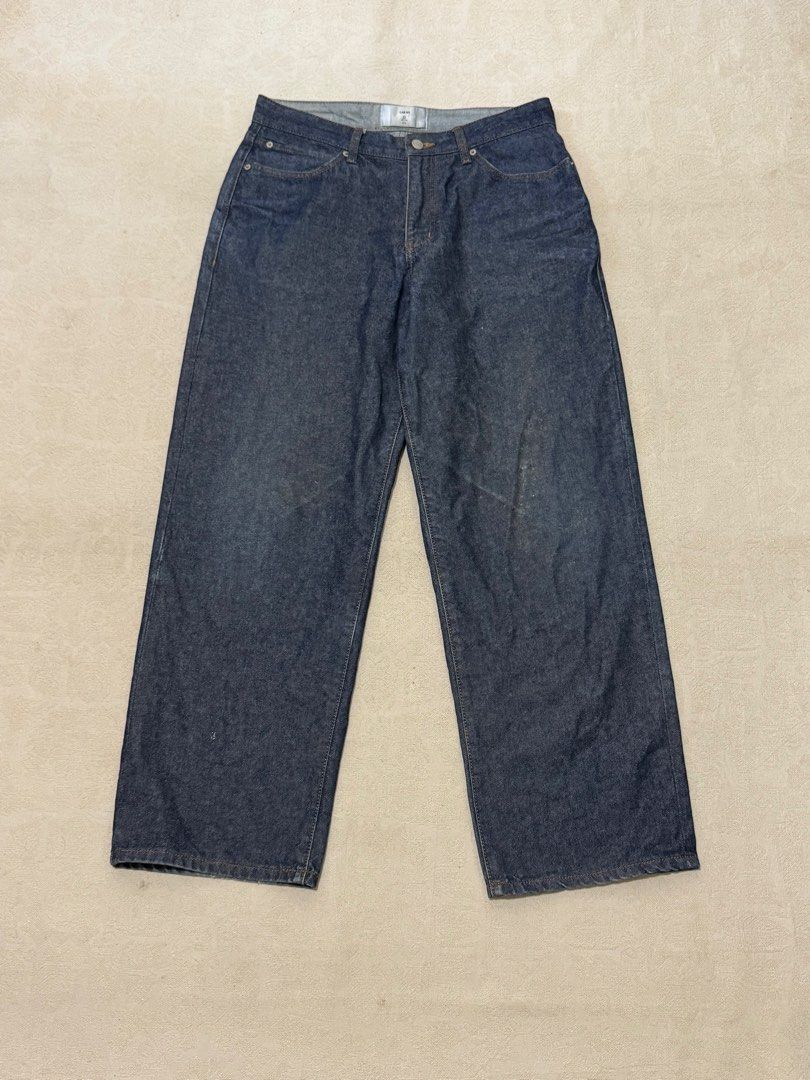 LAB101 Raw Baggy Denim Jeans (Category: Jeans) located in Angeles City. Submitted by luigisells (Listing ID 1469255595, Image 1). Description: Size 32 Very Good Condition Issue/s: needs cleaning (non) selvedge MOP: Gcash or Bank Transfer Courier: J&t Express.