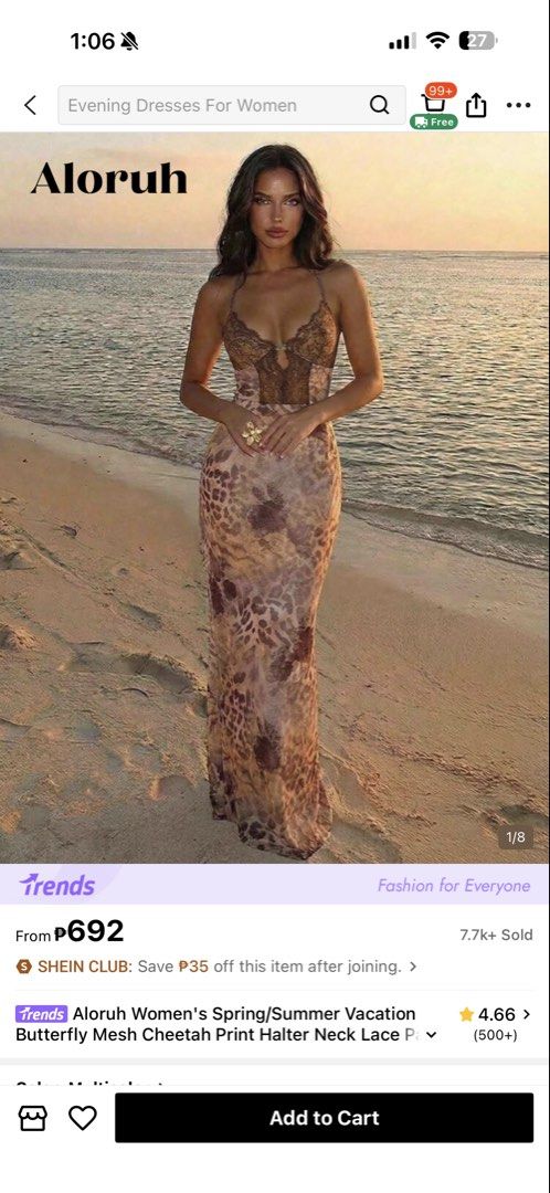 Lace dress (Category: Dresses) located in Rizal. Submitted by hellofashion_00 (Listing ID 1469171298, Image 1). Description: Once used S-L Shein brand .