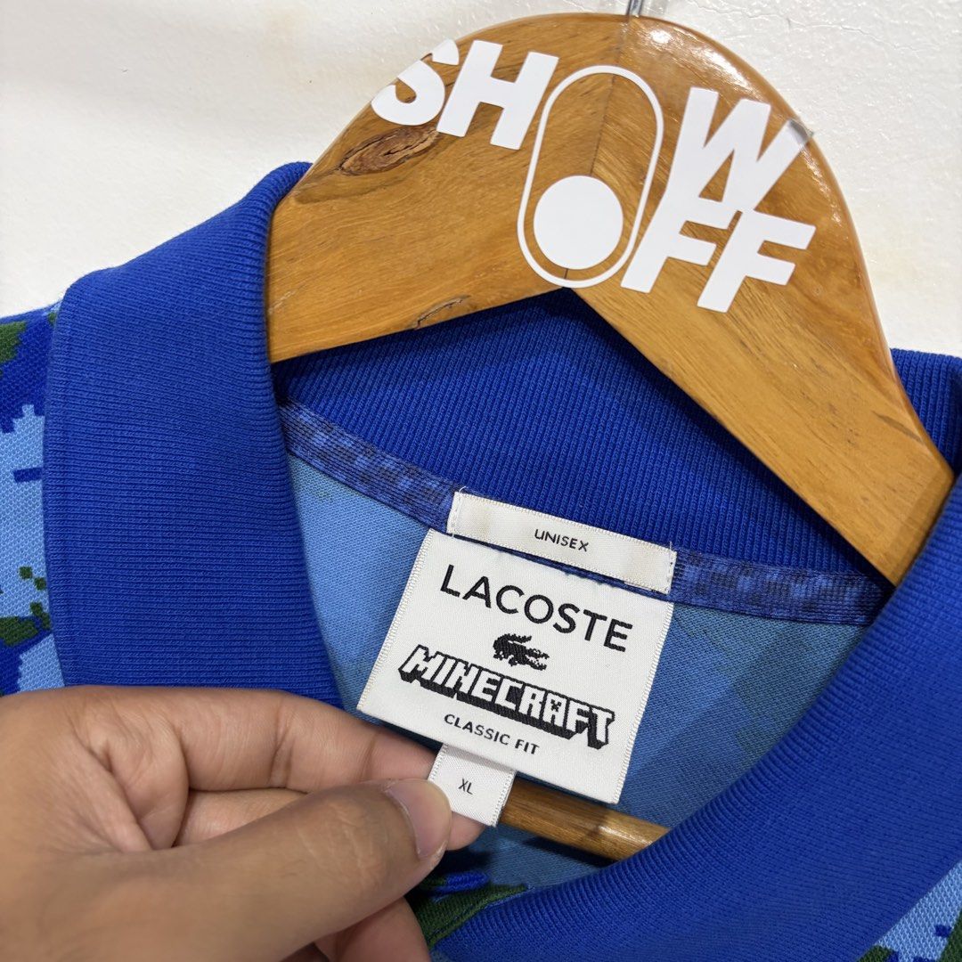 Lacoste (Category: Tshirts & Polo Shirts ) located in Santa Rosa. Submitted by gardenofthrifts (Listing ID 1469296810, Image 3). Description: Shirt ₱2000 XL Width: 22 Length: 28.5 10/10 Condition Comment “Mine” below to purchase..