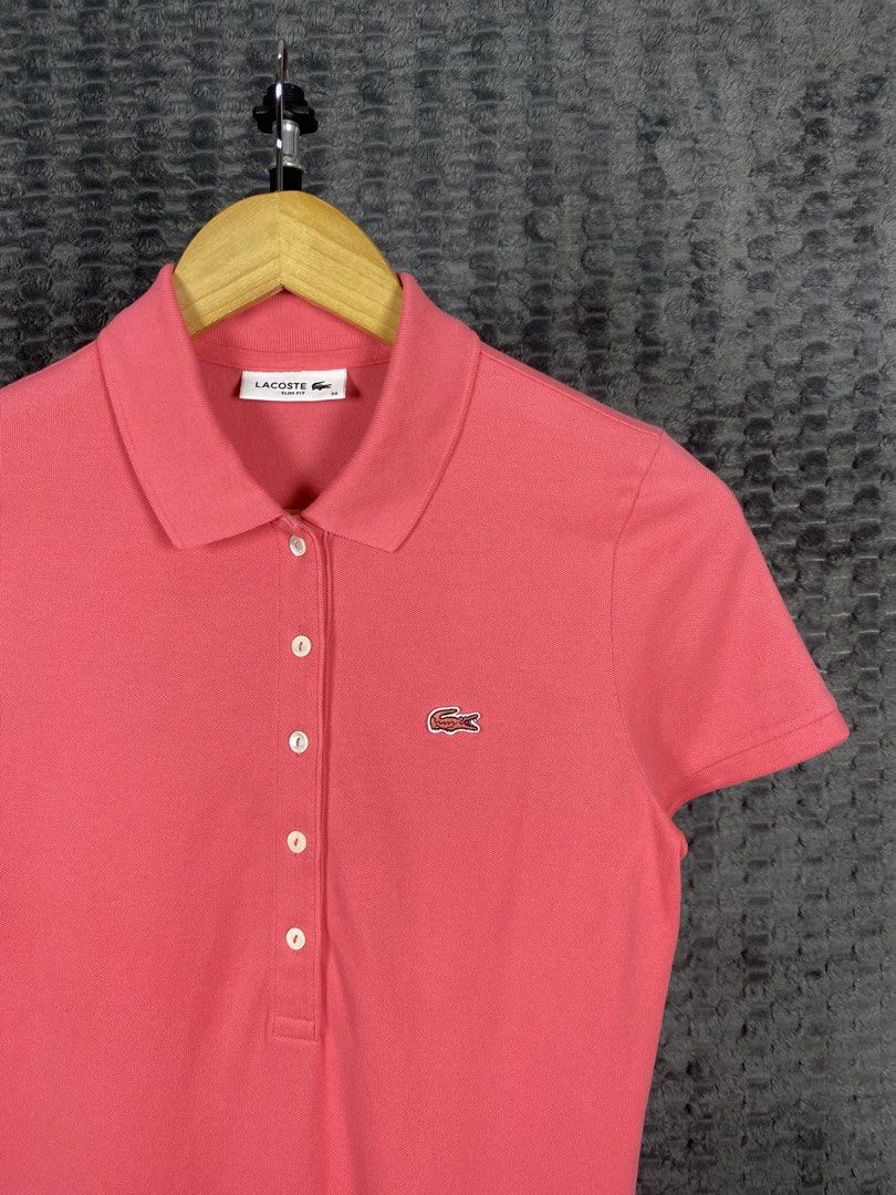 Lacoste 5 Button Pink Dress (Category: Dresses) located in Bacolod City. Submitted by treasurehunts.6100 (Listing ID 1469183444, Image 2). Description: Lacoste 5 Button Pink Dress Condition - Excellent Color - Pink Color rate - 9.8 / 10 No Flaws Size 36 Dimensions : Width - 16.5 Length - 35 Brands you might find on my profile : ( Cos, Uniqlo, H&M, Zara, Muji, Ralph Lauren, Hugo Boss, Fred Perry, Lacoste, Armani, Oakley, The North Face, Lululemon,