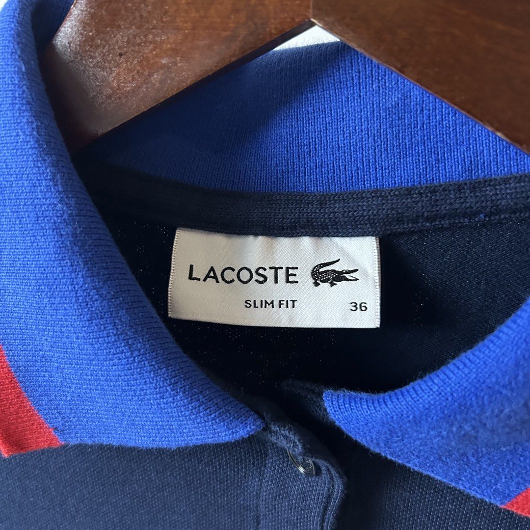 Lacoste 5 buttons Polo Shirt (Category: Others Tops) located in Bacolod City. Submitted by dashloots (Listing ID 1469170928, Image 3). Description: Lacoste 5 Buttons Polo Shirt Navy Blue colorway 34 on tag W-16.5’ , L-23’ Flaws: none Mode of delivery: (J&T) 📦 Price: 750 Negotiable for sure buyers! Location: Bacolod City, Negros Occ.📍.