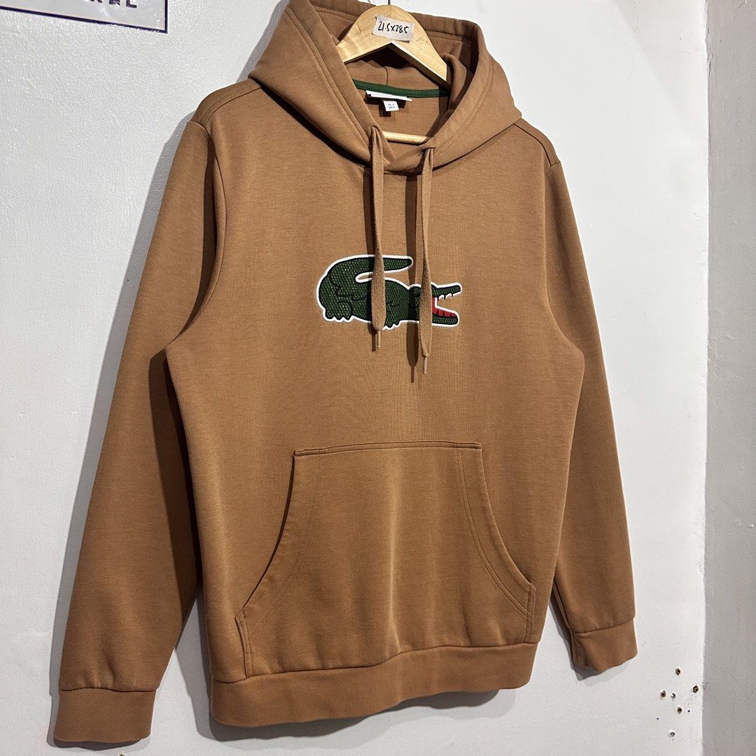 Lacoste biglogo hoodie (Category: Hoodies) located in Malabon City. Submitted by Mi-MoApparel (Listing ID 1469170024, Image 2). Description: Like new No issue Size 4 on tag Width 21.5 Length 28.5 Pasok sa large.
