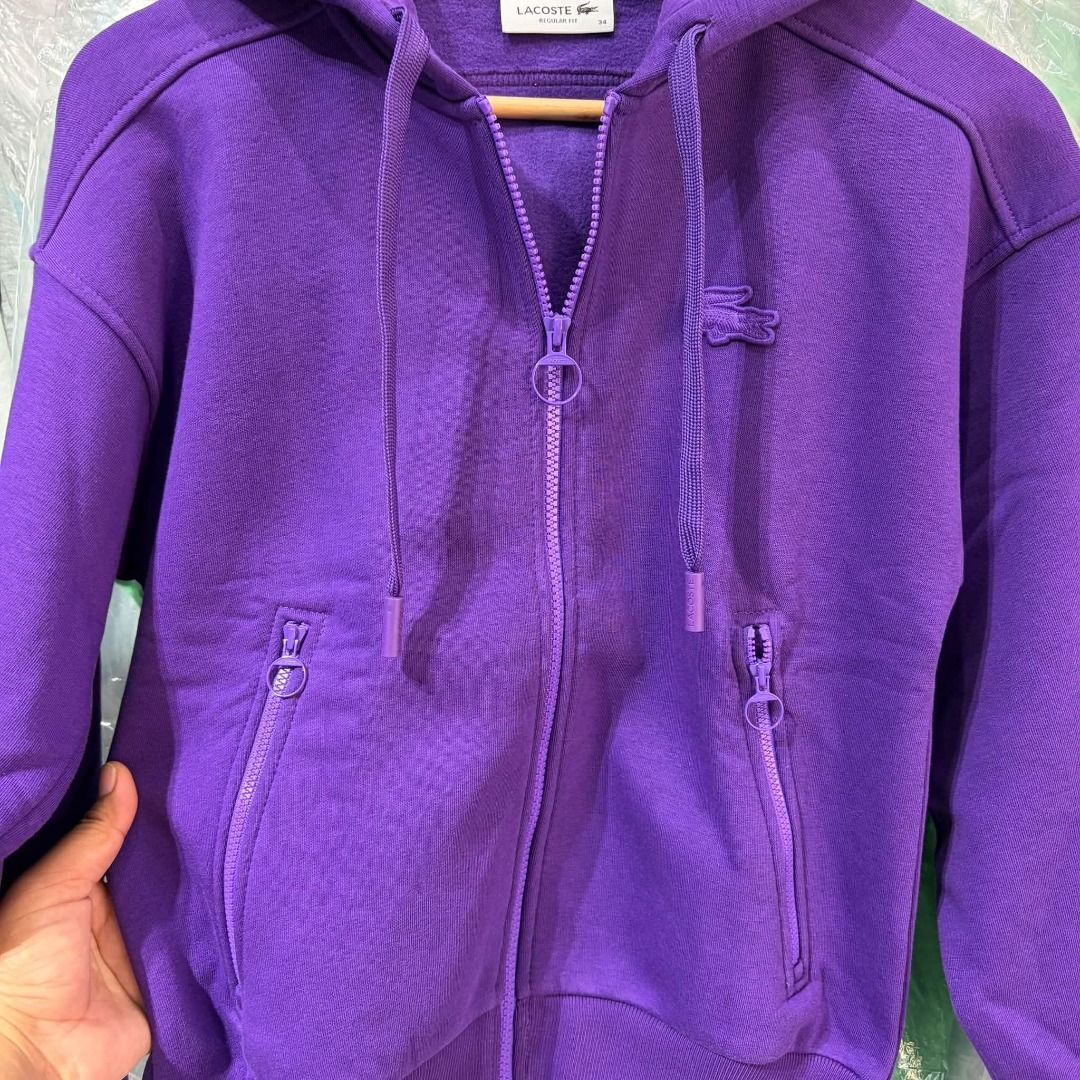 Lacoste Jacket Purple (Category: Coats, Jackets and Outerwear) located in Rizal. Submitted by hiraya16 (Listing ID 1469233364, Image 2). Description: Womens 34small 36 Medium Onhand ready to ship +SF only J&T.