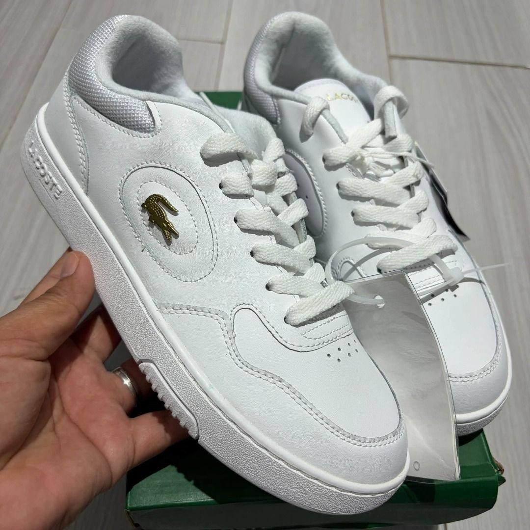 Lacoste Lineset Leather Court Sneaker (Category: Shoe inserts) located in Rizal. Submitted by hiraya16 (Listing ID 1469230686, Image 1). Description: Womens 7.5 24.5cm Onhand ready to ship +SF only J&T.