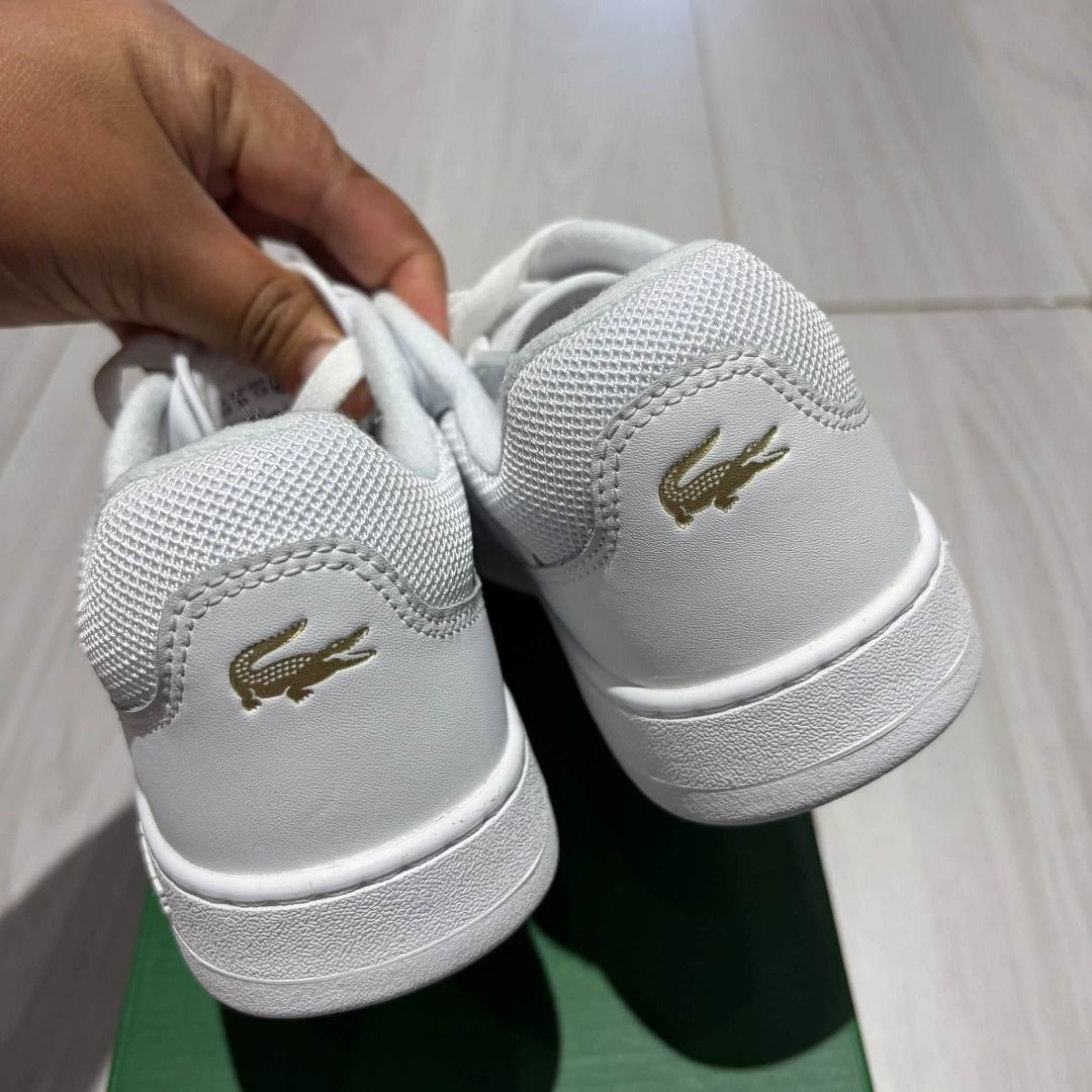 Lacoste Lineset Leather Court Sneaker (Category: Shoe inserts) located in Rizal. Submitted by hiraya16 (Listing ID 1469230686, Image 2). Description: Womens 7.5 24.5cm Onhand ready to ship +SF only J&T.