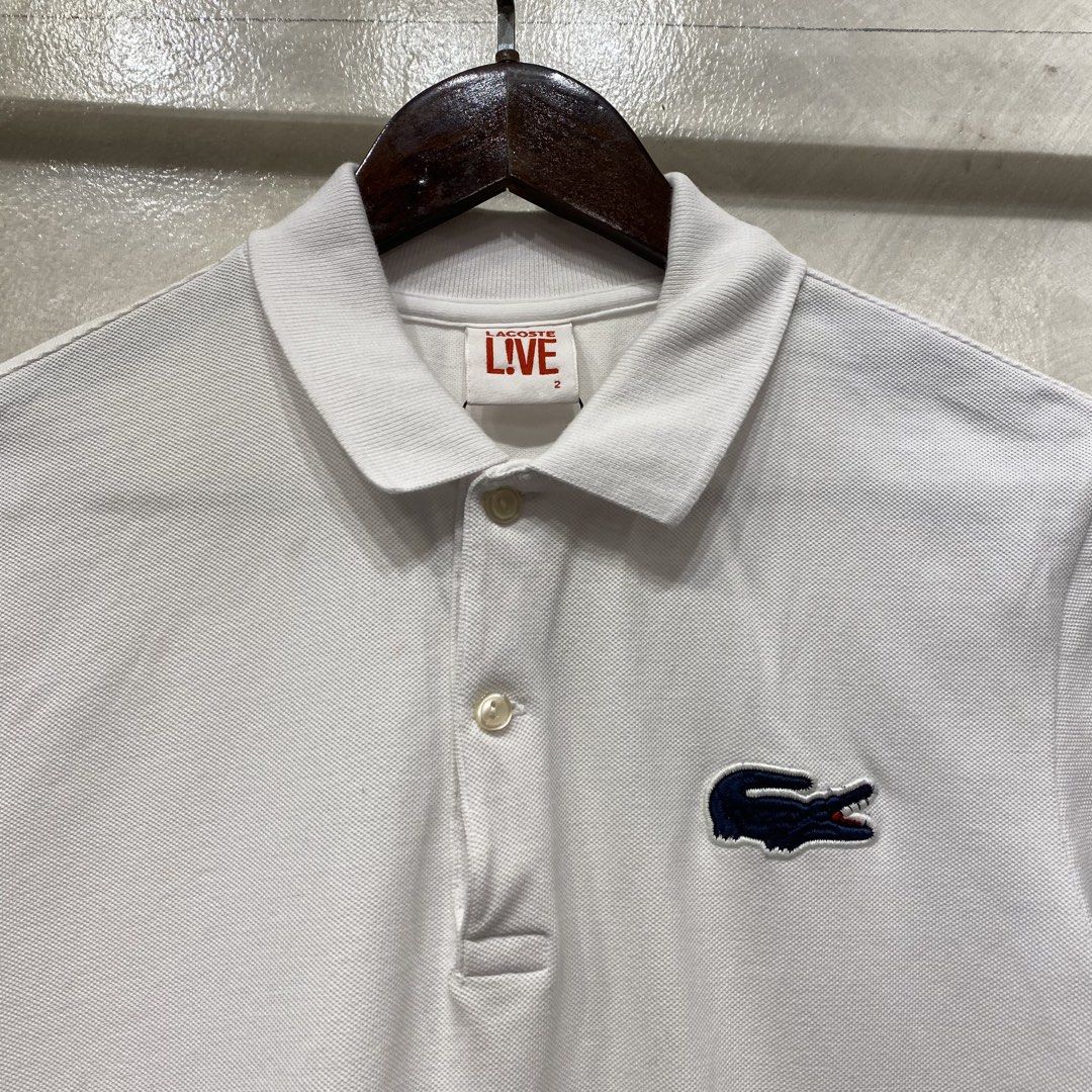 Lacoste Live PoloShirt (Category: Tshirts & Polo Shirts ) located in Quezon City. Submitted by rebirthalley (Listing ID 1469275916, Image 3). Description: Width-18.5 Length-28 Sleeve-9 Shoulder-15 Hem-17 Excellent Condition No flaws.