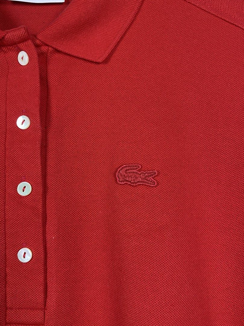 Lacoste Red Long Sleeves Polo (Category: Longsleeves) located in Bacolod City. Submitted by treasurehunts.6100 (Listing ID 1469193750, Image 3). Description: Lacoste Red Long Sleeves Polo Condition - Excellent Color - Red Color rate - 9.8 / 10 No Flaws Size 34 Dimensions : Width - 17.5 Length - 23 Brands you might find on my profile : ( Cos, Uniqlo, H&M, Zara, Muji, Ralph Lauren, Hugo Boss, Fred Perry, Lacoste, Armani, Oakley, The North Face, Lul