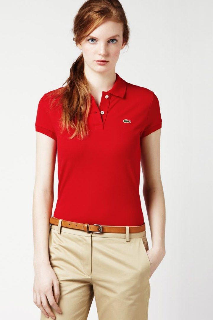 Lacoste Red Polo Shirt (Category: Shirts) located in Las Pinas. Submitted by southstreetdeals (Listing ID 1469305535, Image 1). Description: Lacoste Red Polo Shirt (Authentic/Lehit) •Size 36 On Tag •Width 17 •Length 26 •Color rate 10/10 •Issue None •Like New Condition.