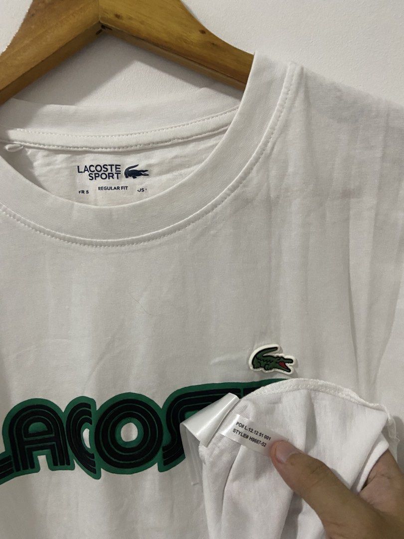 Lacoste Sport (Category: Formal Shirts) located in Tagum. Submitted by thrift.tizz (Listing ID 1469193708, Image 2). Description: Lacoste Sport No Issue 10/10 Overall Size Large 21x28.