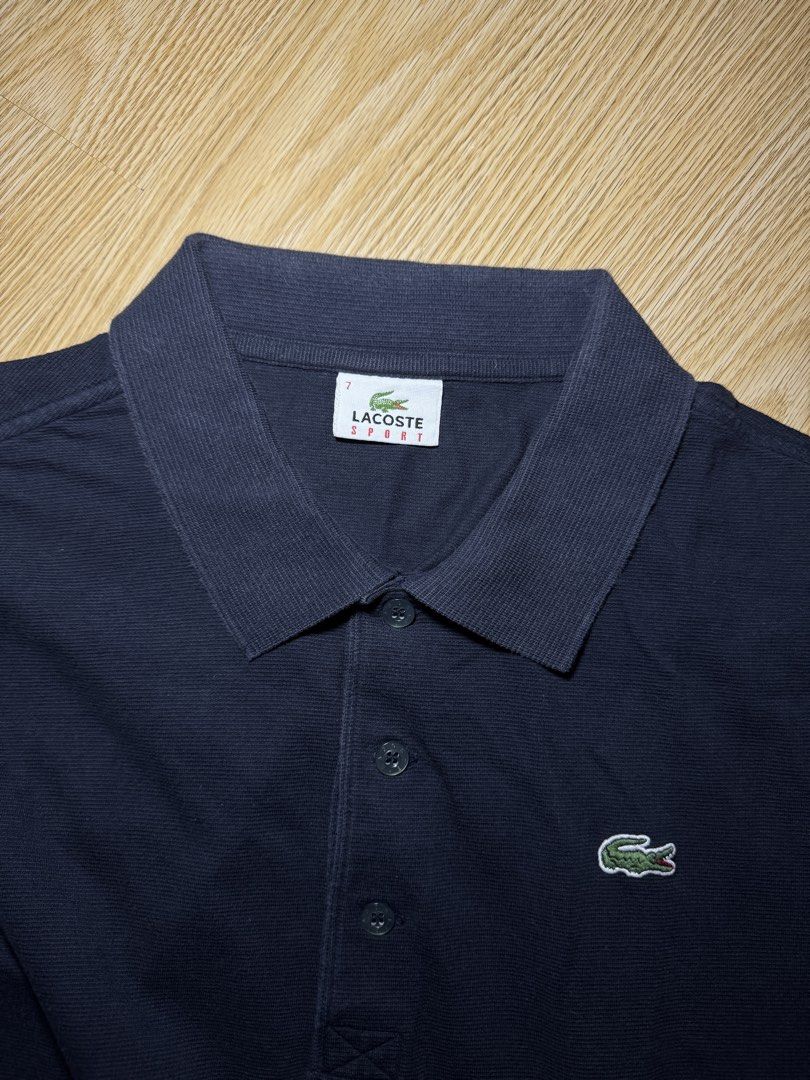 Lacoste Sport Charcoal Black (Category: Tshirts & Polo Shirts ) located in Las Pinas. Submitted by southstreetdeals (Listing ID 1469293192, Image 3). Description: Lacoste Sport Charcoal Black •Size 7 On Tag •Width 24 •Length 28 •Color rate 9/10 •Issue None •Excellent Condition.