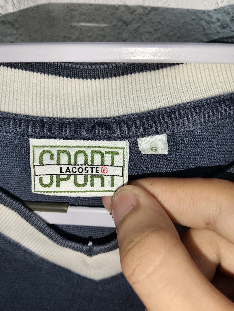 Lacoste Sports (Category: Tshirts & Polo Shirts ) located in Manila. Submitted by envy25 (Listing ID 1469167141, Image 3). Description: Vintage Lacoste Sports Size 6 23x26 Excellent Condition.