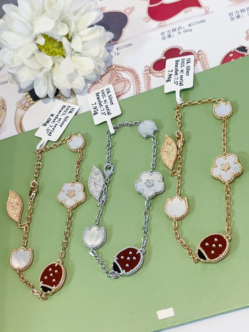 Lady Bug Bracelet silver 925 w/ serial hk setting (Category: Necklaces) located in Manila. Submitted by primejewelry (Listing ID 1469184391, Image 3). Description: .