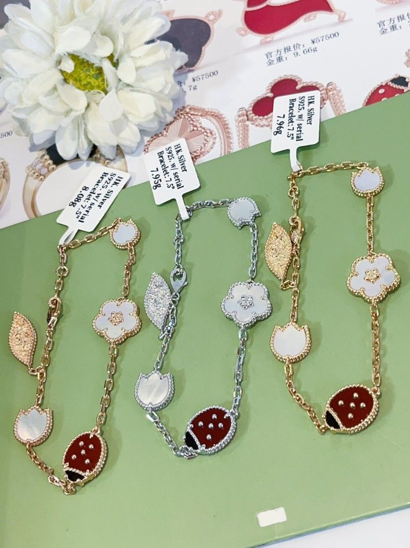 Lady Bug Bracelet silver 925 w/ serial hk setting (Category: Necklaces) located in Manila. Submitted by primejewelry (Listing ID 1469184391, Image 2). Description: .