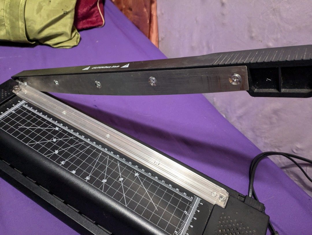 Laminating Machine (Category: Craft Supplies & Tools) located in Rizal. Submitted by l4rcy (Listing ID 1469237020, Image 2). Description: FOR SALE – OFFICOM 3-IN-1 LAMINATOR 💰 ₱1,500 ONLY! • Hot & Cold • With built-in cutter • No issue • 3 months old • Hindi masyadong nagagamit PM sa interested!.