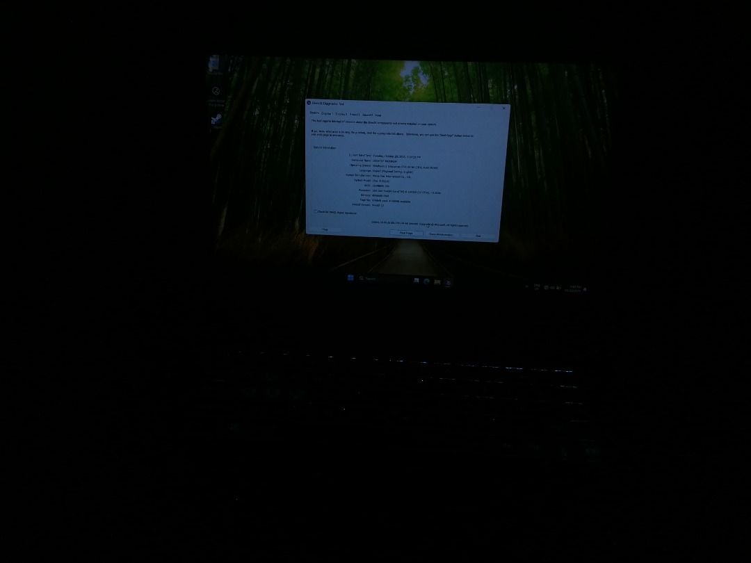 Old Laptop with many Scratches and paint and stickers (Category: Laptops & Notebooks) located in Caloocan City. Submitted by freelion-91bb (Listing ID 1469230866, Image 2). Description: - Operating System: Windows 11 - Condition: Used with visible exterior cartoon animal stickers - Keyboard: Backlit keys - Display & Camera: Shows system info; features an integrated webcam - Color: Black Specs i5 12th gen Rtx 3050 40gb ram, 32gb and 8gb ddr4 2tb (