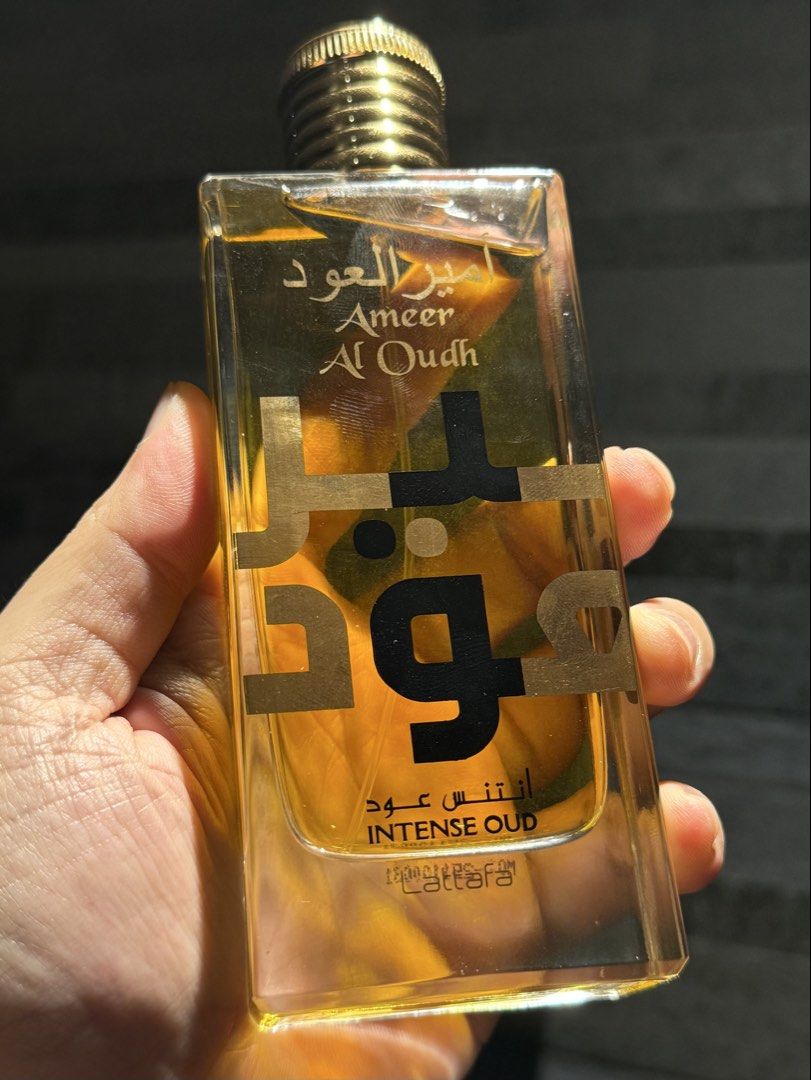 Lattafa Ameer Al Oudh Intense Oud (Category: Fragrance & Deodorants) located in Pasig City. Submitted by thisisfnjoy (Listing ID 1469328796, Image 1). Description: Lattafa Ameer Al Oudh Intense Oud [Maison Margiela Replica By The Fireplace Dupe] 95ml/100ml Authentic (No box) RFS: Unloading Meetup: Starbucks The Grove Pasig/Silvercity Pasig.