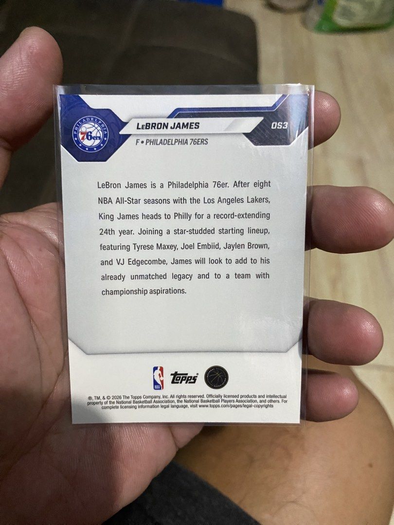 LeBron James OS3 1k (Category: Raw Singles) located in Manila. Submitted by reginaldre47726 (Listing ID 1469179922, Image 2). Description: New.