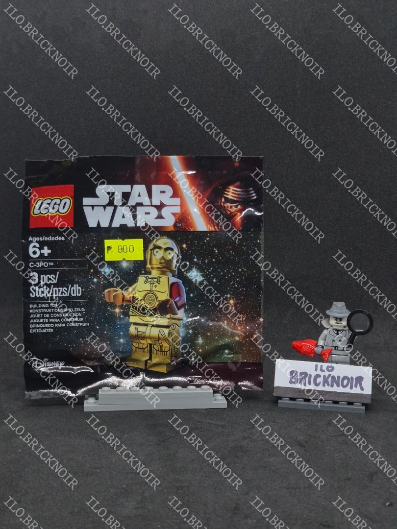 LEGO Star Wars C-3PO Polybag 5002948 (Category: Lego & Building Sets) located in Iloilo. Submitted by bricknoir (Listing ID 1469220816, Image 1). Description: - Brand: LEGO Star Wars C-3PO Polybag (Set 5002948) - Condition: Brand new, unopened, and factory sealed in foil pack - Includes: Gold C-3PO - Dark Red Arm. - LBC or JNT, buyer pays for shipping. I reside in Iloilo City. Please tell me your city so I can give delivery estimate..