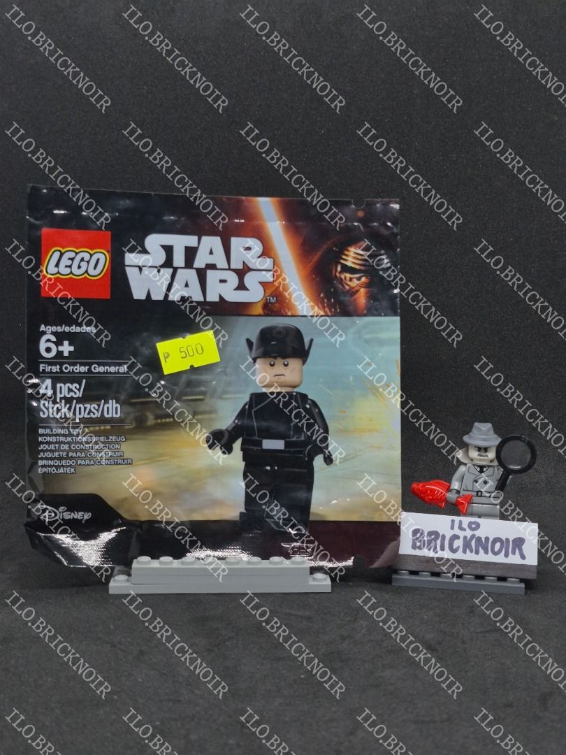 LEGO Star Wars First Order General Minifigure Polybag 5004401 (Category: Lego & Building Sets) located in Iloilo. Submitted by bricknoir (Listing ID 1469220477, Image 1). Description: - Brand: LEGO Star Wars - Item: First Order General Polybag (Set 5004401) - Condition: Brand new, unopened in original foil packaging with original price sticker - LBC or JNT, buyer pays for shipping. I reside in Iloilo City. Please tell me your city so I can give d