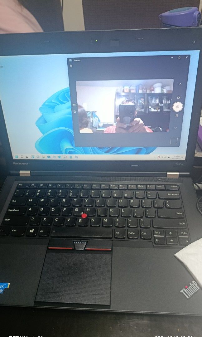 Lenovo ThinkPad T430u (Category: Laptops & Notebooks) located in San Fernando. Submitted by cleverstar.87ddb1 (Listing ID 1469294035, Image 2). Description: Lenovo ThinkPad T430u -intel i5-3337U cpu - 8gb ram; 256gb ssd - wifi;usb; lan; charger & bag (dell) - os win11 issue: yun enter button, nasa picture, before mastock gumagana pa. rfs: walang gumagamit, mula nung pinadala from abroad. location: telasbastagan or bacolor pampang. pwede meet-ups 