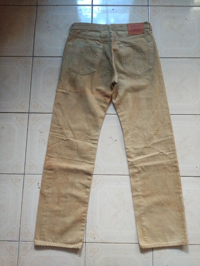 Levis 505 Sample Jean 33 actual (Category: Jeans) located in Pasay City. Submitted by denimdude.ph (Listing ID 1469275878, Image 2). Description: sample, looks unused factory fades and distressing. last pics.