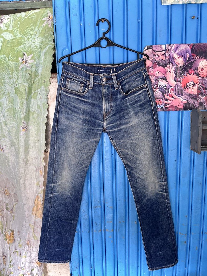 Levis Made & Crafted Selevedge Jeans (Category: Jeans) located in Quezon City. Submitted by rnb-collection (Listing ID 1469197316, Image 3). Description: Forsale Levis Made & Crafted 502 Made in Japan Selvedge Jeans‼️ 28x32 Fit to 30 waistline based on measurement Raw Denim Selvedge Excellent Condition Minor issue: removed japan logo tag, No Other issues 2k free ship 📍Qc Lalamove or J&T Express 🚚 📌payment First Only, No cod, No cop Open for Vi
