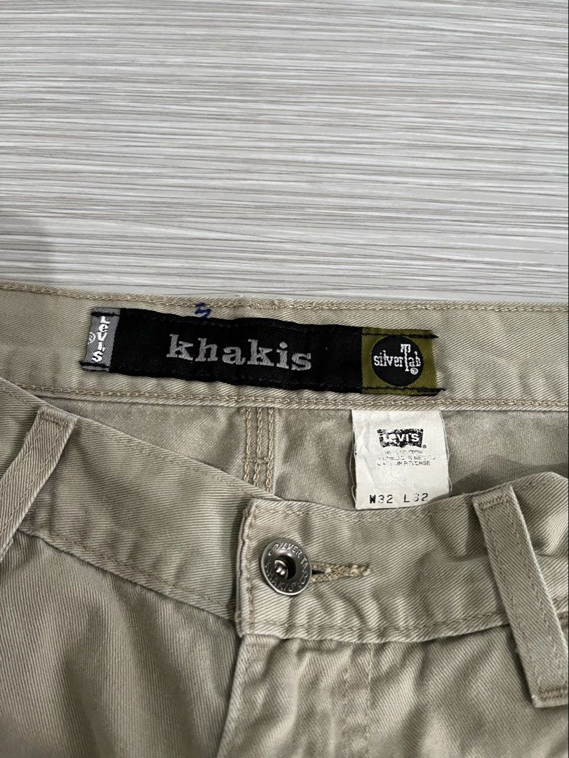 LEVIS SILVER TAB KHAKIS CARP BAGGY PANTS (Category: Activewear) located in Santa Cruz. Submitted by youngearth.c72f95 (Listing ID 1469230888, Image 3). Description: EXCELLENT CONDITION NO ISSUE SIZE 32 L-42 Lo-9.6.