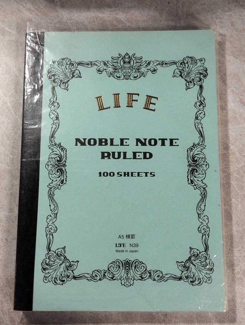 LIFE NOBLE NOTE RULED NOTEBOOK (Category: Stationery & School Supplies) located in Batangas. Submitted by amerie_store (Listing ID 1469391323, Image 1). Description: ◾WYSIWYG 🫟A5 size with 100 sheets 🔊Kindly visit & follow my FB page for more updated Toys,Aniks,etc...🤩 🌈👉AMERIE STORE👈🌈 📌Mine Now,Pay after invoice 📌No refund 📌MOP: Gcash 🚛 Shipping sched every Saturday only via Flash Express.