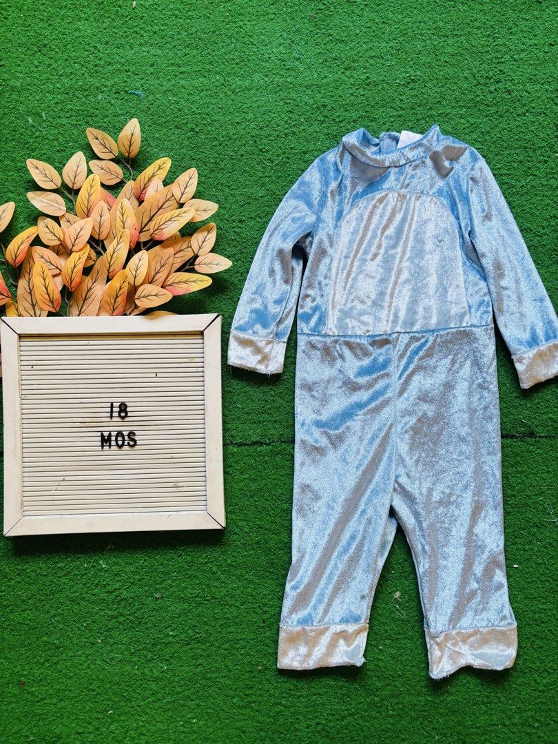 Light Blue Velour Long Sleeve Romper 18 Months (Category: Babies & Kids Fashion) located in San Mateo. Submitted by ariakid47 (Listing ID 1469164834, Image 1). Description: - Adorable light blue velour jumpsuit for toddlers (Tag size: 18 months) - Soft and cozy velvety material for all-day comfort - Chic silver metallic details on the cuffs and collar - Easy back zipper closure for quick dressing - Clean overall condition and well-maintained.