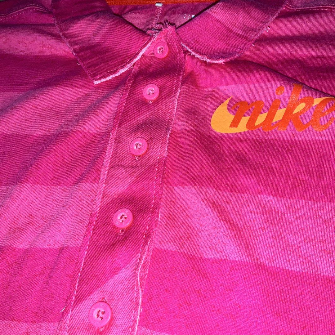 Like New Nike Stripe Cursive Logo design (Category: Shirts) located in San Fernando. Submitted by jz_ofiaza (Listing ID 1469273742, Image 3). Description: Excellent Condition no issue size : check the photo.