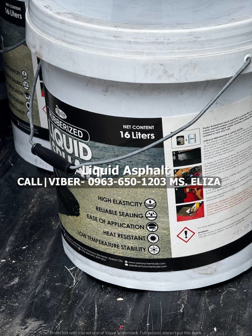 Liquid Asphalt Specs : 16 liters (Category: Other Home Furniture) located in Manila. Submitted by ramoseliza33488 (Listing ID 1469246054, Image 1). Description: .