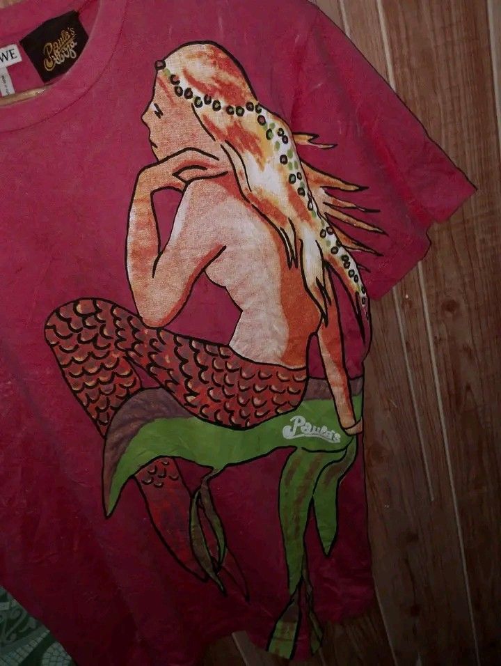LOEWE PAULA'S IBIZA (Category: Shirts) located in Taguig. Submitted by clothingselection (Listing ID 1469326857, Image 3). Description: PTPA LOEWE PAULA'S IBIZA MERMAID MEGA PRINT 20.5 X 27.5 VERYGOOD CONDITION NID WASH / BABAD FRESH FROM BALE.