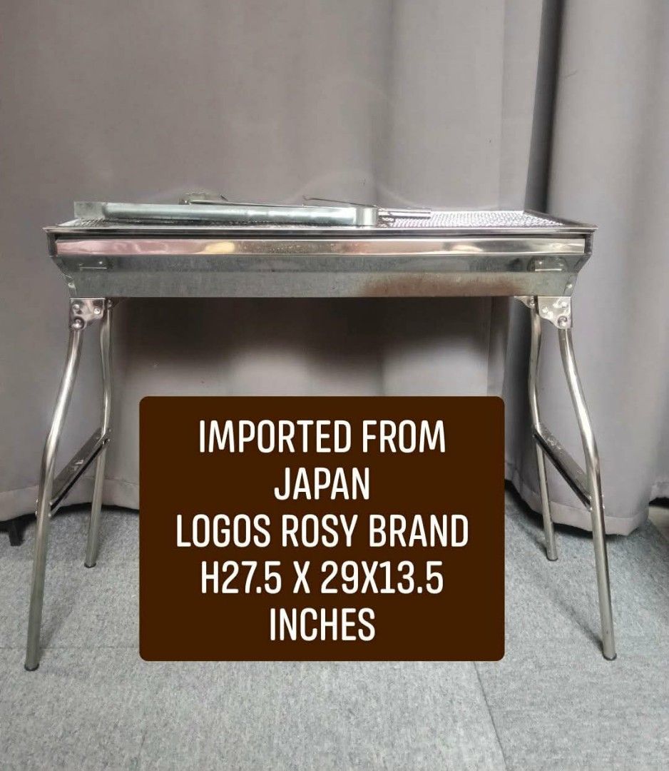 Logos Rosy Griller (Category: Other Kitchenware & Tableware) located in Manila. Submitted by jzjapansurplus (Listing ID 1469206882, Image 1). Description: IMPORTED FROM JAPAN LOGOS ROSY BRAND GRILLER 🔰STAINLESS STEEL MATERIAL 🔰WIDER SPACE GRILLER 🔰FLAT GRILLER 🔰WITH BAG NO ISSUE‼️MINIMAL MARK OF USAGE ONLY.