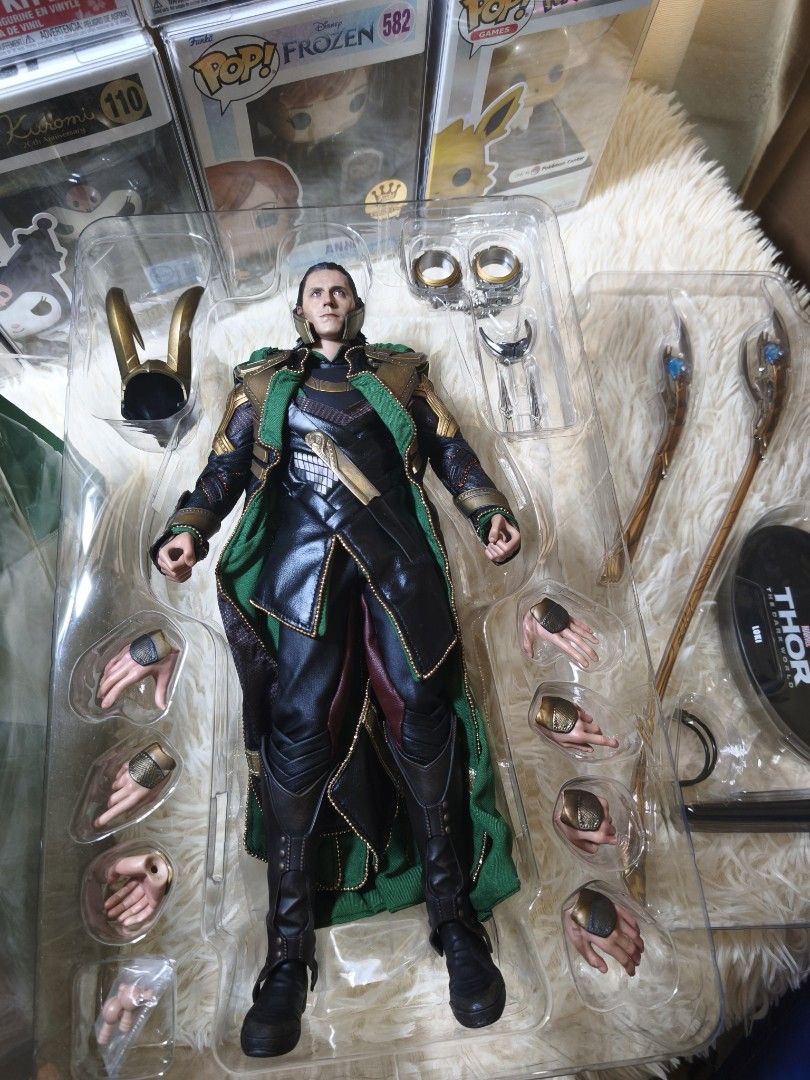 Loki Hot Toys (Category: Figurines & Statues) located in Manila. Submitted by daily.tipid (Listing ID 1469210081, Image 2). Description: Loki with Scepter Hot toys 12,999 ✅ Installment available (Pg fully paid, pwde na paship 🤭).
