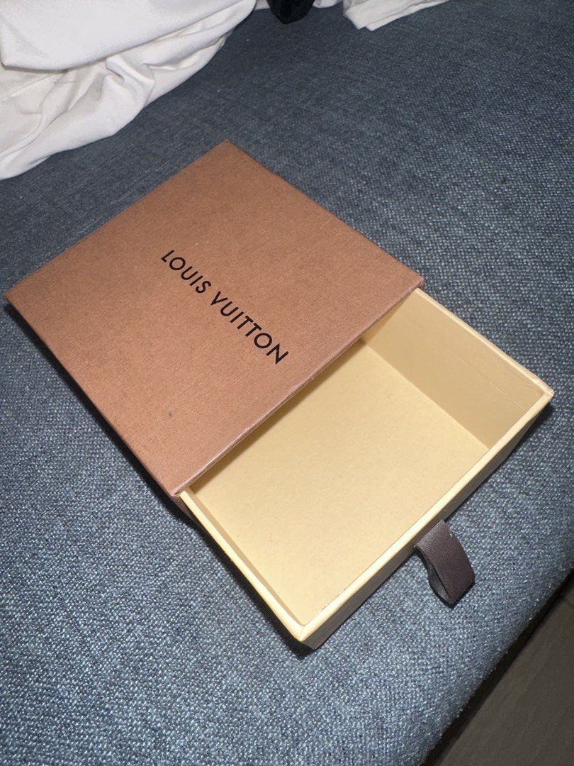 Louis Vuitton Box (Category: Storage Boxes & Baskets) located in Makati City. Submitted by lavishlux (Listing ID 1469234821, Image 2). Description: This is an original Louis Vuitton box that came with the item when I bought a ring :) .