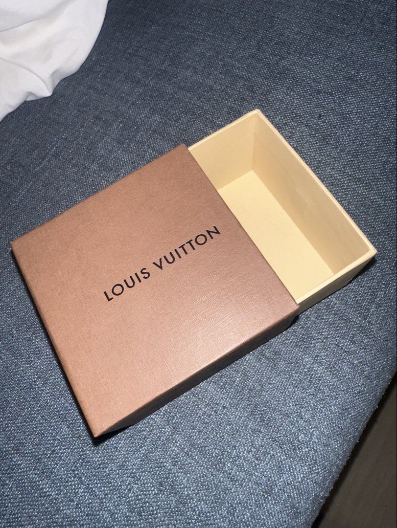 Louis Vuitton Box (Category: Storage Boxes & Baskets) located in Makati City. Submitted by lavishlux (Listing ID 1469234821, Image 1). Description: This is an original Louis Vuitton box that came with the item when I bought a ring :) .