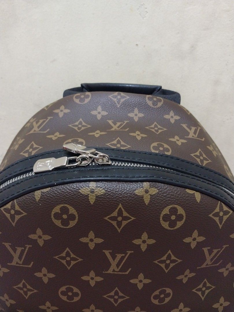 🐻Louis Vuitton Monogram Eclipse Canvas Backpack (Category: Luxury Bags & Wallets) located in Manila. Submitted by PrinceDani.Clothing (Listing ID 1469199474, Image 3). Description: Louis vuitton monogram back pack bag excellent condition .