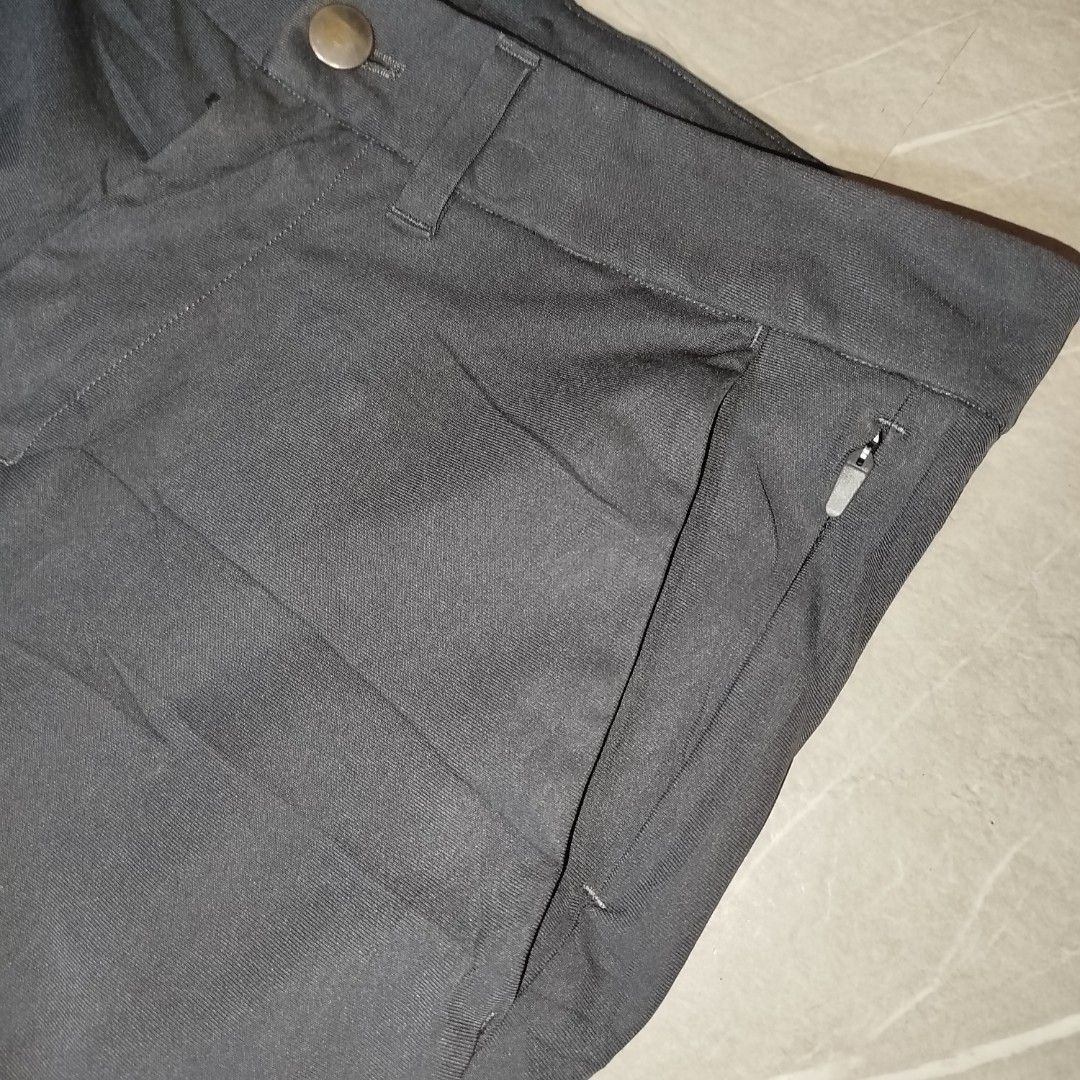Lululemon Men's ABC Slim Pants Dark Grey Size 30 (Category: Trousers) located in Davao. Submitted by vernoneighty4 (Listing ID 1469207832, Image 2). Description: - Brand: Lululemon - Item: Slim-fit technical pants - Color: Dark grey - Size: 30 - Condition: Excellent, clean, no flaws - Features: Super comfortable stretch fabric, secure side zip pocket, and signature logo tag on the belt loop - Versatile: Ideal for daily wear, travel, or the office