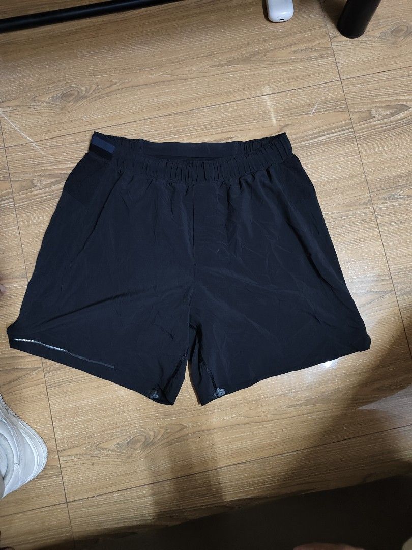 Lululemon Men's Black Athletic Shorts Size M (Category: Shorts) located in Tacloban City. Submitted by soniaahom51096 (Listing ID 1469206181, Image 2). Description: - Brand: Lululemon - Color: Classic Black - Size: Medium (tag intact) - Material: Lightweight and breathable - Ideal for: Running and gym workouts - Condition: Excellent, clean, no flaws or stains.