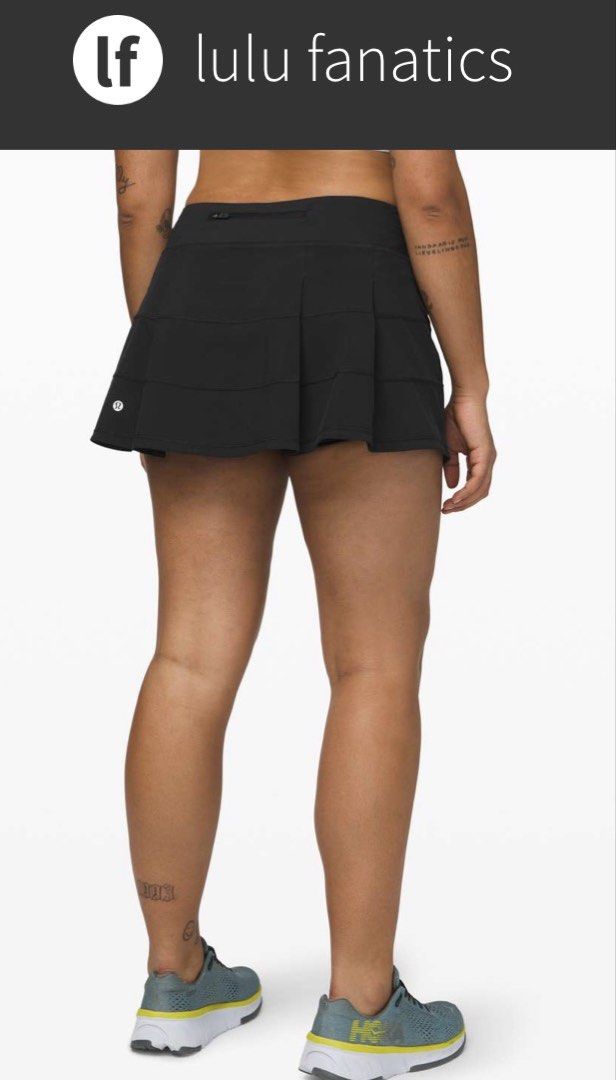 Lululemon Pace Rival Skirt dot 10 (Category: Activewear) located in Iba. Submitted by xooperfindslb (Listing ID 1469220702, Image 2). Description: Lululemon Pace Rival Skirt Dot 10 Color: black Good condition No issue.