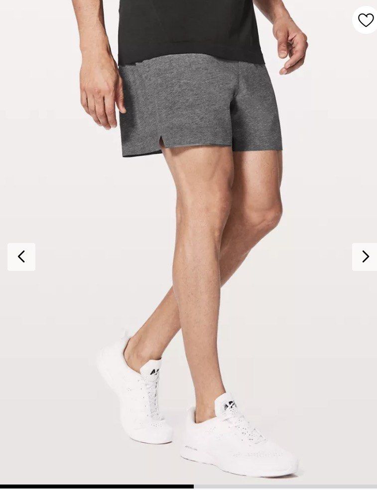 Lululemon Running Short (Category: Shorts) located in Lucena. Submitted by handpickthrift (Listing ID 1469285673, Image 1). Description: - Brand: Lululemon Size 28-32 Above the knee - Color: Heathered Grey - Condition: Excellent - Built-in liner for extra comfort and support - Adjustable drawstring waist for a secure fit - Convenient back zipper pocket for small essentials - Reflective logo near the hem for low-light visibility - Lightweight, str