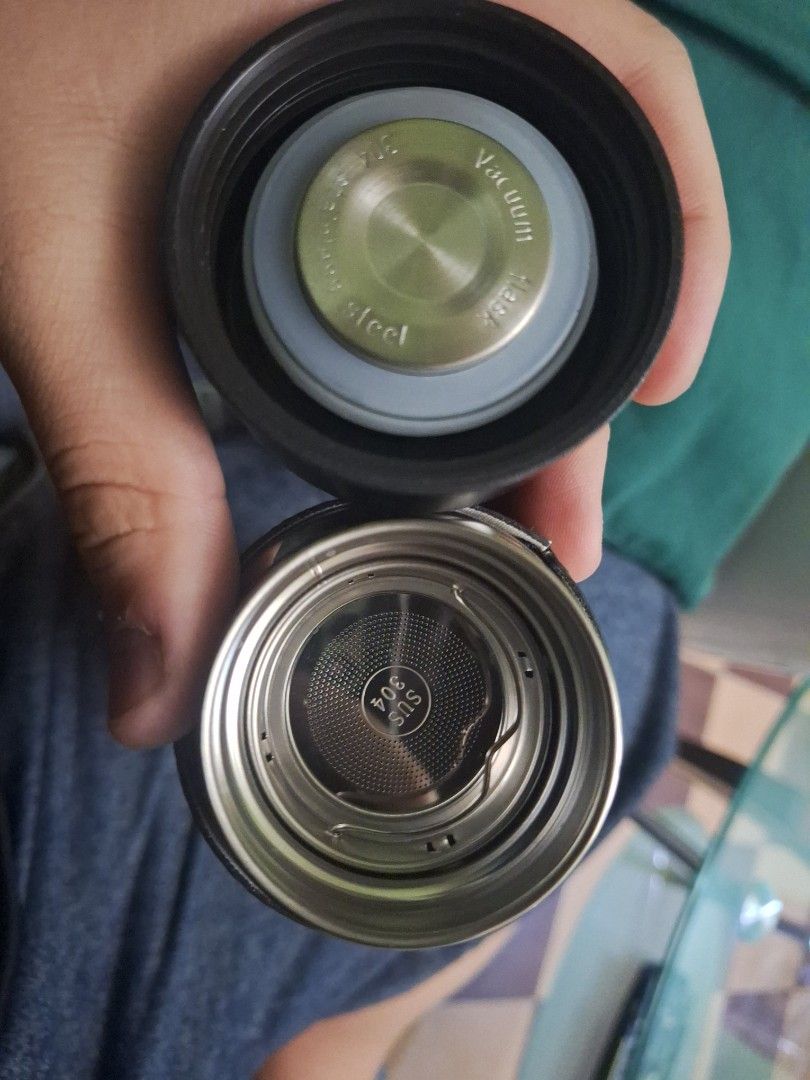 LV thermo tumbler (Category: Water Bottles & Tumblers) located in Manila. Submitted by ags028705 (Listing ID 1469287893, Image 3). Description: - Trendy black insulated tumbler with a vibrant multicolored monogram leather-look wrap - Durable stainless steel interior keeps beverages hot or cold for hours - Spotless interior with absolutely no residue, stains, or marks - Standard cylindrical design fits easily in most car and gym cup holders - Perf