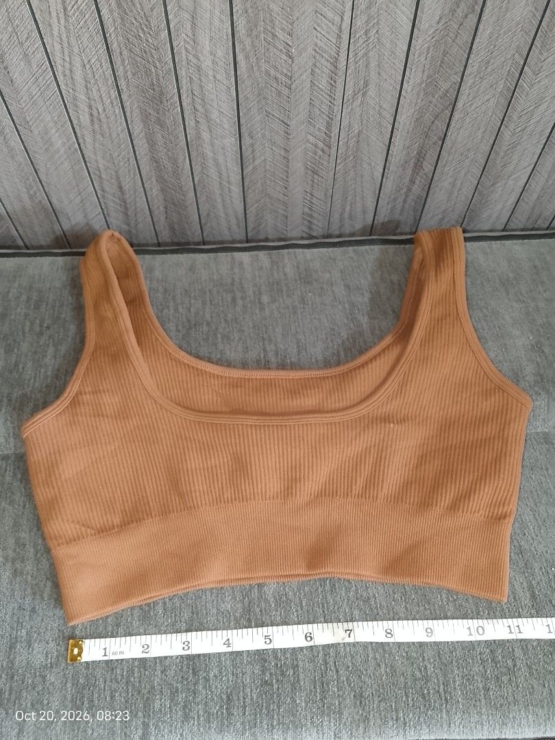 M: Brown ribbed padded bra (Category: Undergarments & Loungewear) located in Manila. Submitted by truecrystal-1407 (Listing ID 1469163413, Image 3). Description: .
