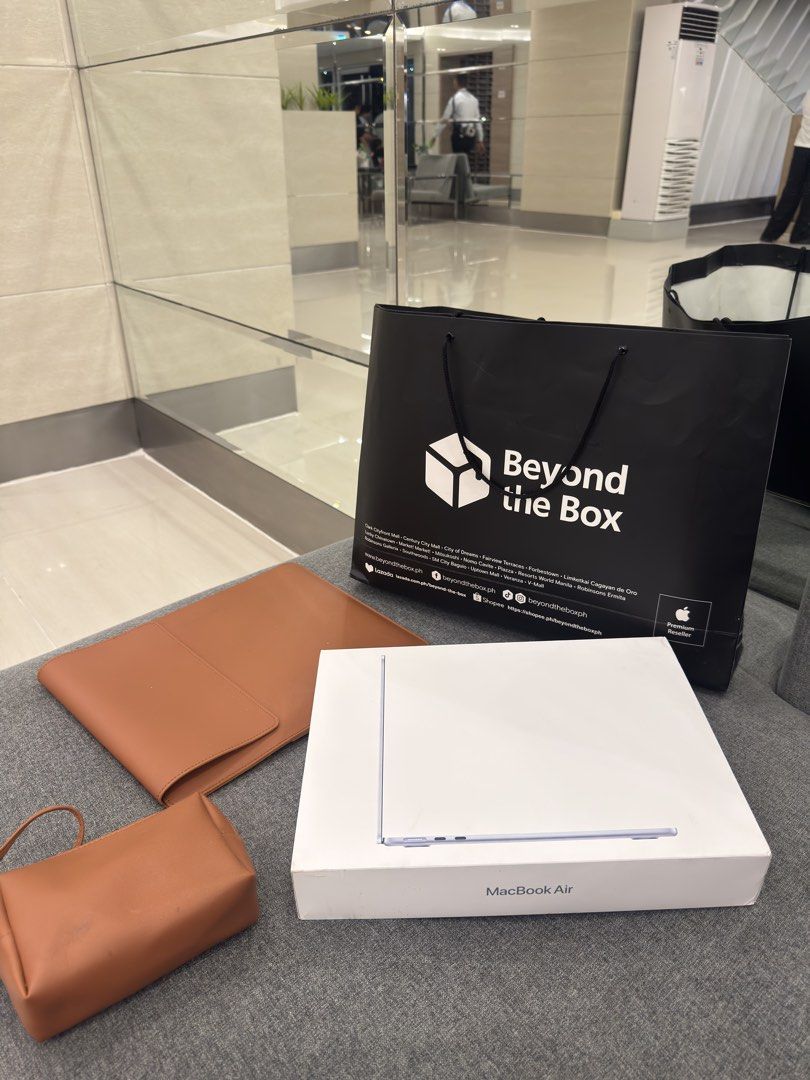 Macbook Air M4 16/512Gb Sky Blue (Category: Laptops & Notebooks) located in Mandaluyong City. Submitted by levjatics (Listing ID 1469315122, Image 3). Description: Macbook Air M4 13’ l ₱ 71,990 Apple M4 16/512GB 11 Cycle Count | 100% BH 16/512GB Sky Blue ✅ Puchased at Beyond The Box ✅ Warranty Til January 2027 ✅ Microsoft Office for Lifetime already installed ✅ Laptop Pouch ✅ Original Charger And Box ✅ Good As New | Can be pass as Bnew | ✅ No den