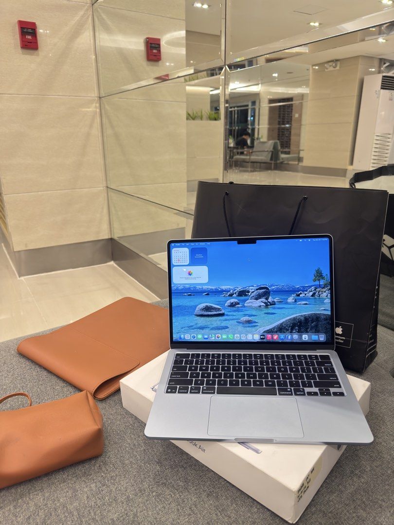 Macbook Air M4 16/512Gb Sky Blue (Category: Laptops & Notebooks) located in Mandaluyong City. Submitted by levjatics (Listing ID 1469315122, Image 1). Description: Macbook Air M4 13’ l ₱ 71,990 Apple M4 16/512GB 11 Cycle Count | 100% BH 16/512GB Sky Blue ✅ Puchased at Beyond The Box ✅ Warranty Til January 2027 ✅ Microsoft Office for Lifetime already installed ✅ Laptop Pouch ✅ Original Charger And Box ✅ Good As New | Can be pass as Bnew | ✅ No den