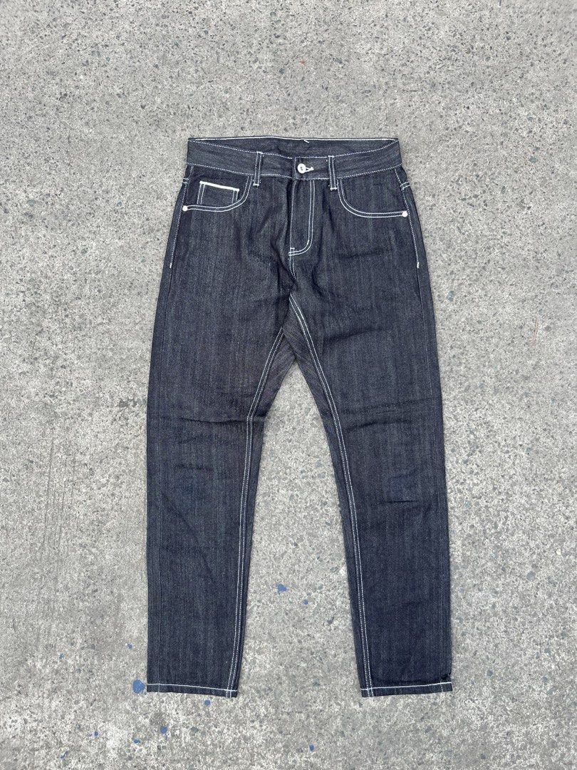 Maden Better Craft Raw Denim Jeans (Category: Jeans) located in Cavite. Submitted by kulotjunks (Listing ID 1469198601, Image 1). Description: Maden Better Craft Raw Denim Jeans Size: 30 Waist: 30 Length: 39 Thigh: 11 Hem: 6.5 Good as new 🏷️ Price: ₱880.
